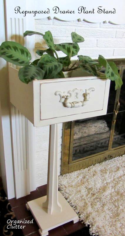 an up cycled drawer pedestal plant stand, home decor, repurposing upcycling