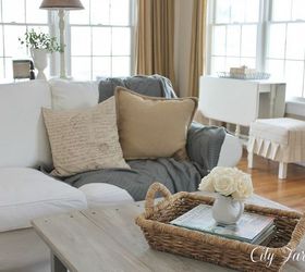 real life with white slipcovers amp tips on keeping them pretty, cleaning tips, home decor, living room ideas, reupholster