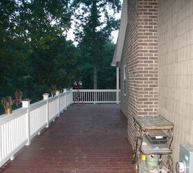 what do i do with a huge side porch, porches, View from the front to the back