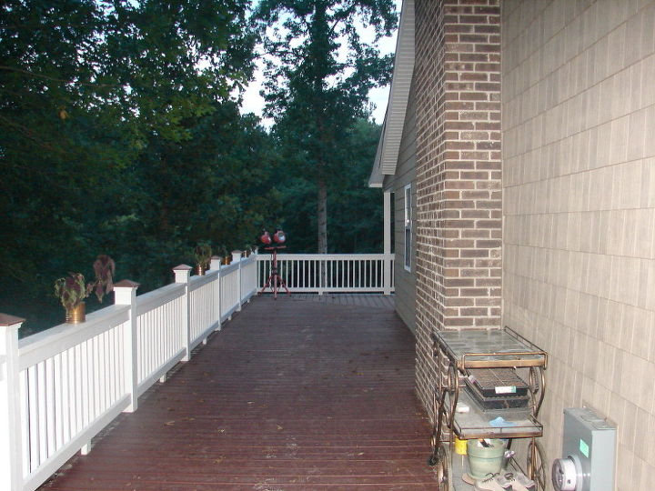 what do i do with a huge side porch, porches, View from the front to the back