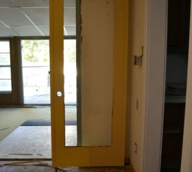diy barn door style doors with a twist, doors, Center cut out to make way for glass