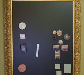 magnetic makeup board, crafts, repurposing upcycling