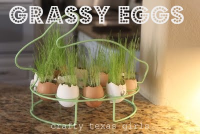 egg plants or grassy eggs, crafts, easter decorations, seasonal holiday decor