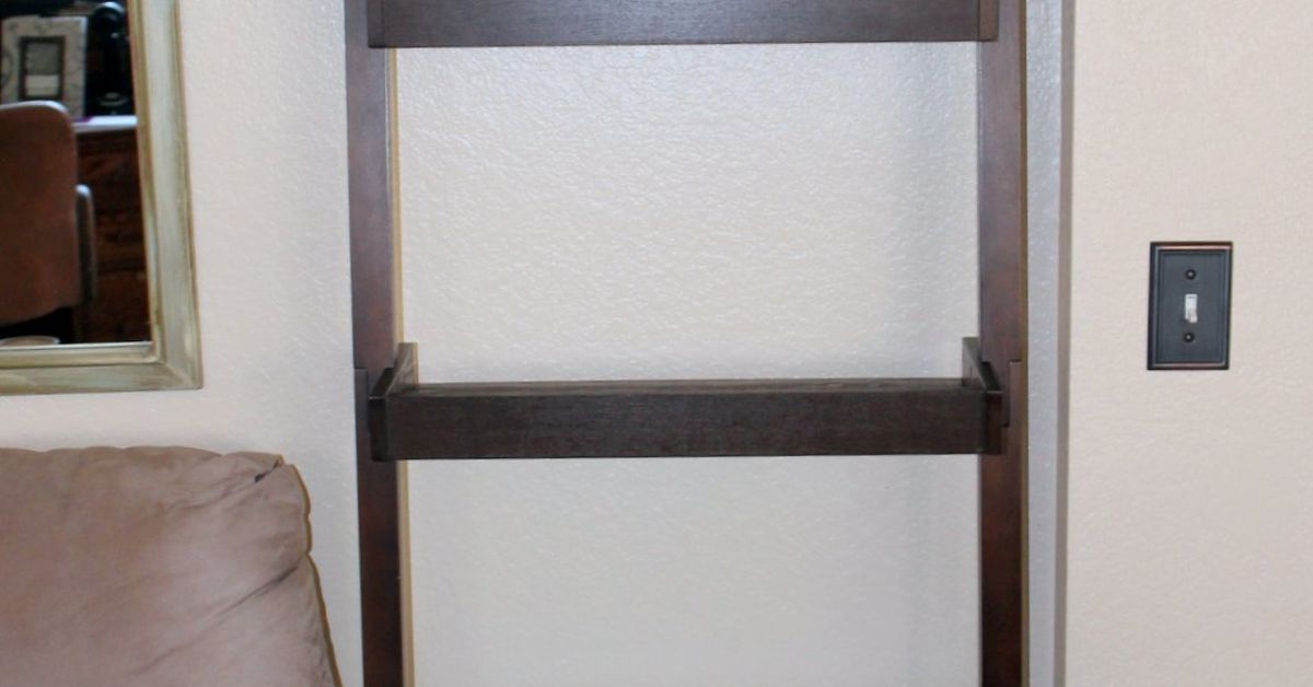 Target Ladder Bookcase Re Purposed Hometalk