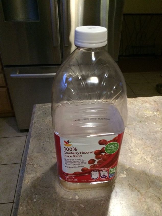 nova vida para o recipiente de suco