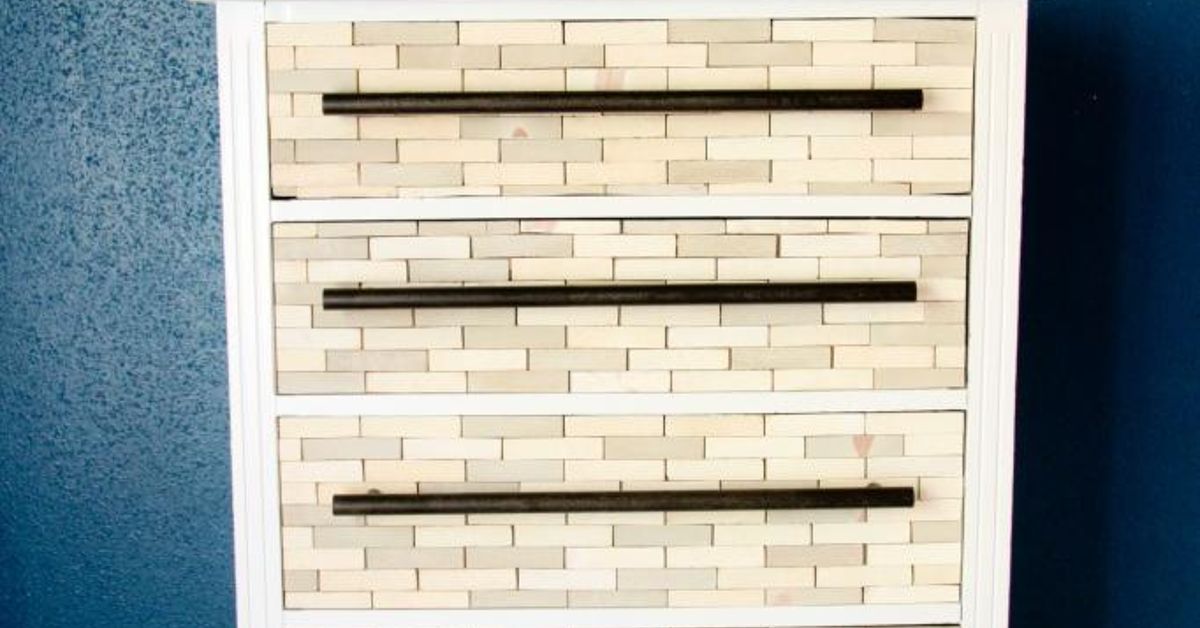 West Elm Inspired Wood Tile Dresser Hometalk