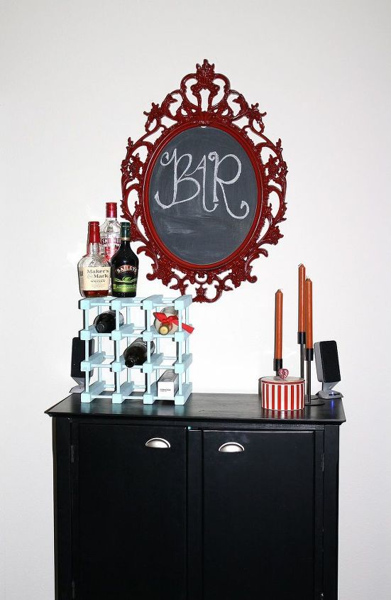 q we drink a lot and need help making this cabinet into a bar any ideas, diy, kitchen cabinets