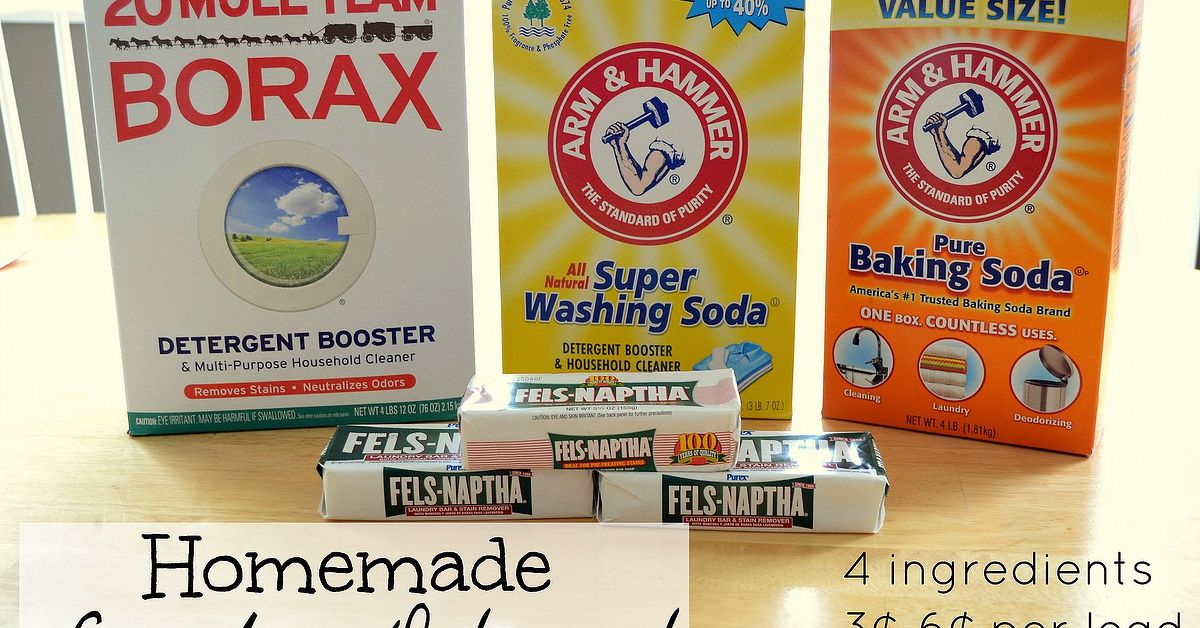Homemade Laundry Detergent Hometalk