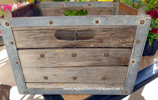 re purposed old milk crate, container gardening, gardening, repurposing upcycling