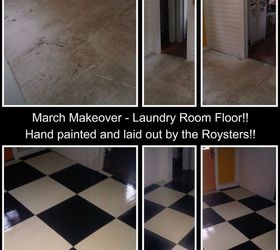 checkerboard floors, diy, flooring, hardwood floors