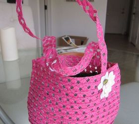dollar store planter ideas, flowers, gardening, repurposing upcycling, These are little girls purses and they are mesh which I thought was great for planting I put a little plastic lid in the bottom and then the zinnias Once they take off I will hang them on my string of solar lights lightweight