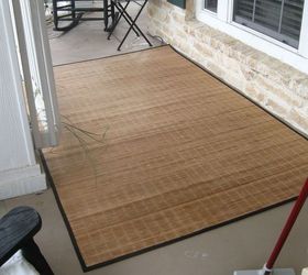 front porch rug, flooring, painting, I found an average bamboo rug