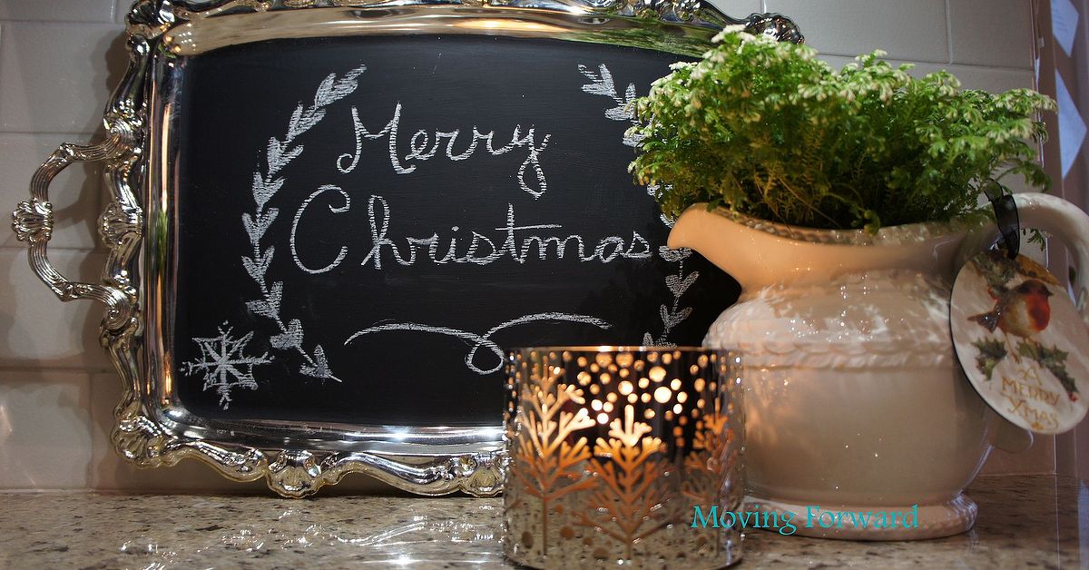 celebrate polish christmas how painted board Hometalk silver Chalk tray celebrate polish christmas how painted board Hometalk silver Chalk tray