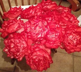 my latest coffee filter flowers, crafts