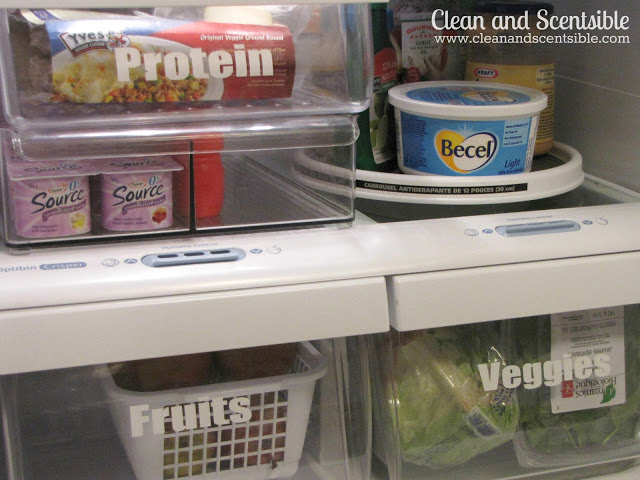 how to organize your fridge, organizing, Using a lazy susan in the fridge is another great way to be able to access all items without having to remove things in the front to get to the back