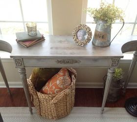 diy 25 table upcycle amp my first annie sloan experience, chalk paint, painted furniture, Voila My first time using Annie Sloan and I m hooked