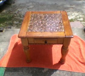penny table, diy, painted furniture