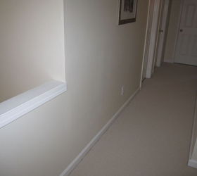 interior drywall repair, home maintenance repairs, how to, paint colors, wall decor, It s to the lower right from the corner where the overlook to the foyer begins