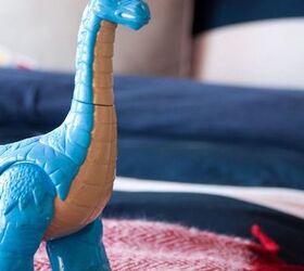 from crib to big boy bed a room makeover, bedroom ideas, home decor, And we can t forget the dinosaurs