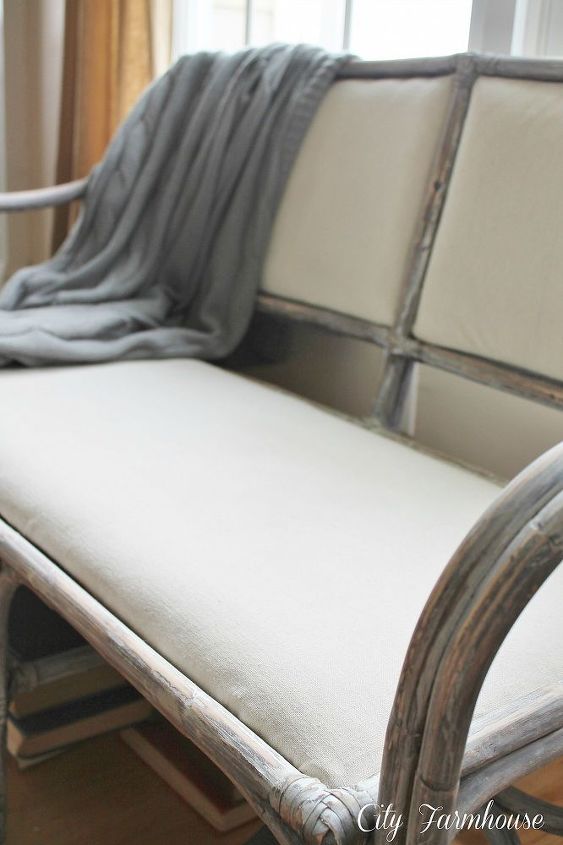 how to get the restoration hardware look for less, painted furniture, reupholster