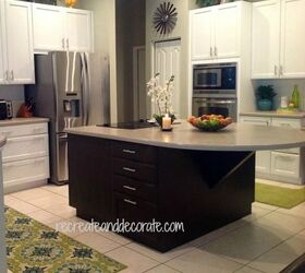 warming up the kitchen, home decor, kitchen design, kitchen island, espresso color island