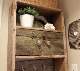 barnwood bathroom cabinet | hometalk