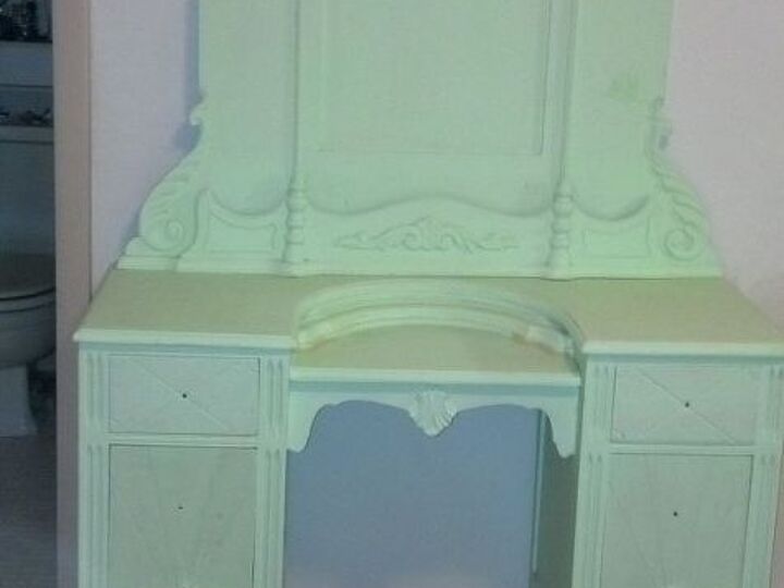 q i have an art deco bedroom vanity i want to repurpose, painted furniture, repurposing upcycling