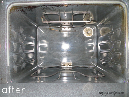 how to remove oven grease, appliances, cleaning tips, A cleaner oven