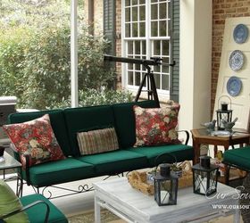 our southern screened porch tour, curb appeal, outdoor living, porches