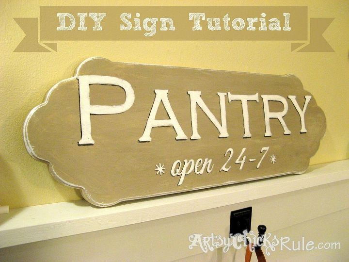 diy sign tutorial easy fun amp inexpensive to make, chalk paint, crafts, Finished sign