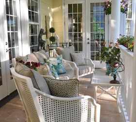 spring porch makeover, outdoor furniture, outdoor living, porches, Furniture by Hampton Bay