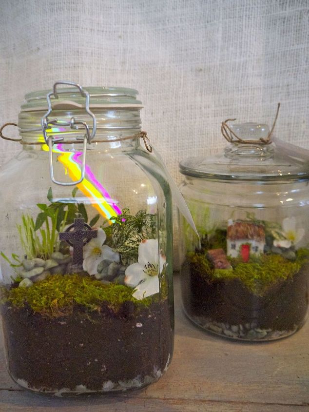 ireland in a jar, crafts, terrarium, Irish terrariums