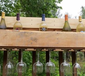 diy pallet wine rack, diy renovations projects, pallet projects, repurposing upcycling