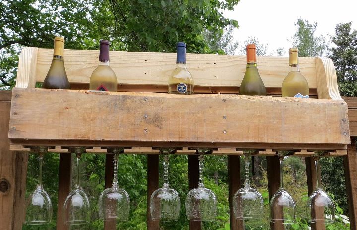 estanteria de vino de palets diy