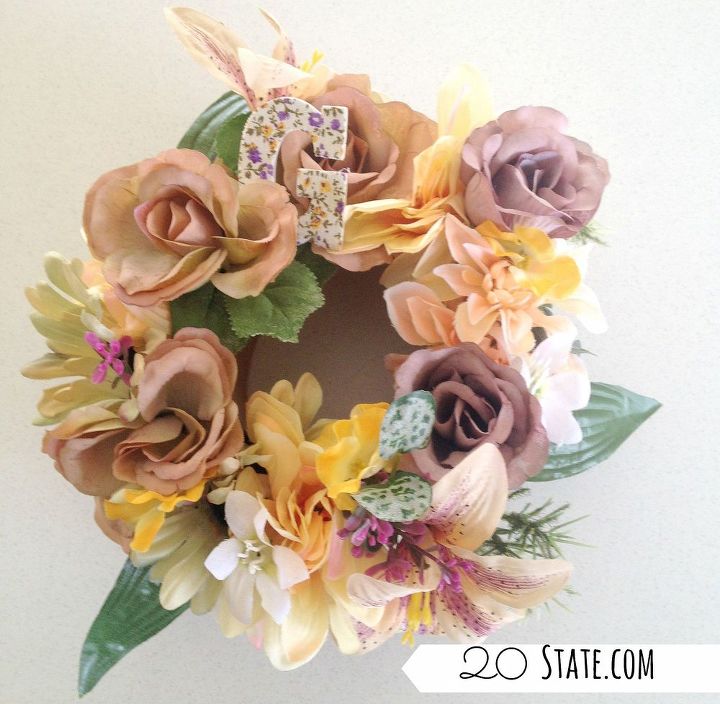 mothers day flowers faux sure, crafts, wreaths, Faux flower wreath