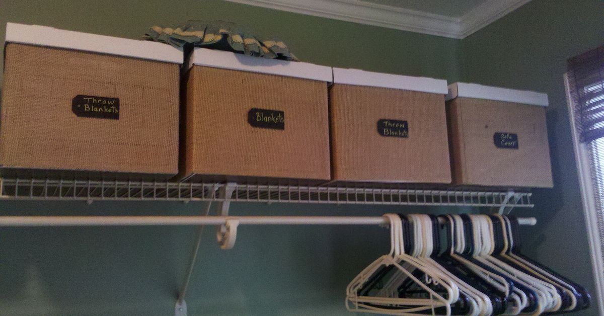 DIY BURLAP COVERED STORAGE BOXES Hometalk