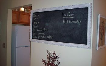 How to Make a DIY Framed Chalkboard