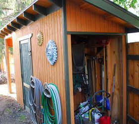 Diy side yard shed
 