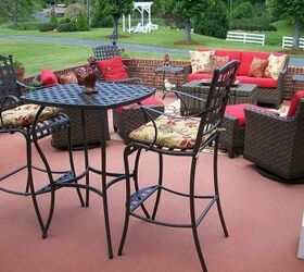 my patio reveal, outdoor furniture, outdoor living, patio