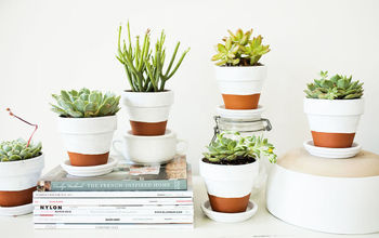 How to Paint Terra Cotta Pots + Plant Succulents for Beautiful Decor!