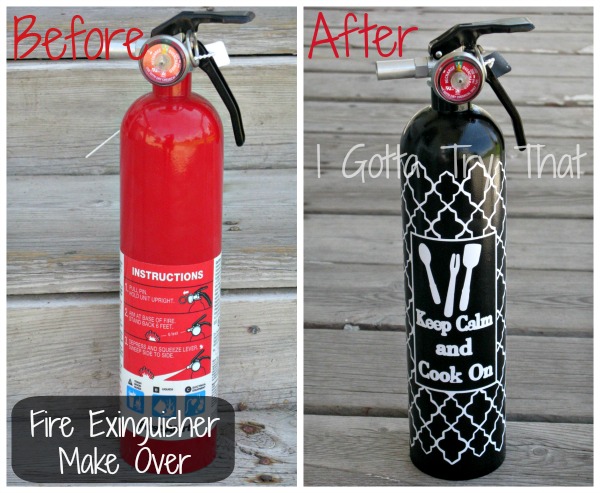 diy fun fire extinguisher make over, crafts, painting