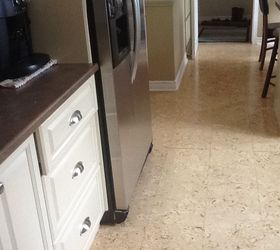 painting cork floors, Cork floor needs help