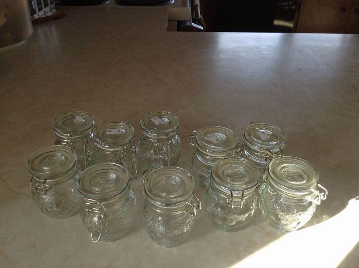 q mini jars, crafts, mason jars, organizing, repurposing upcycling, storage ideas