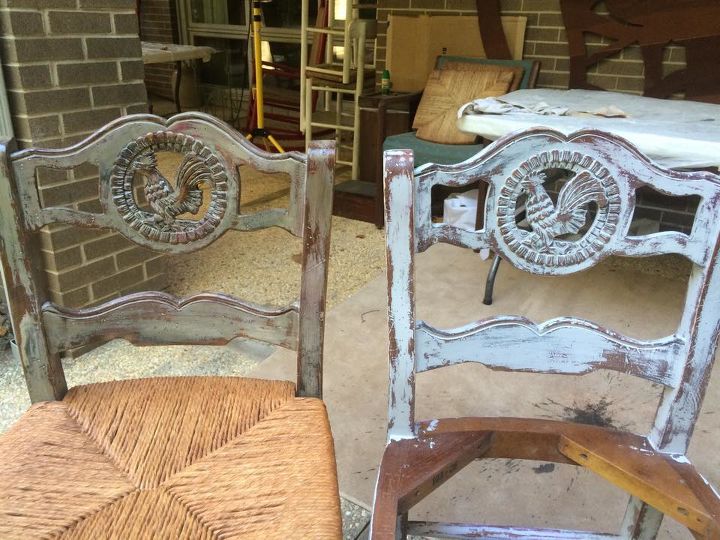 distressed paris grey bar stools