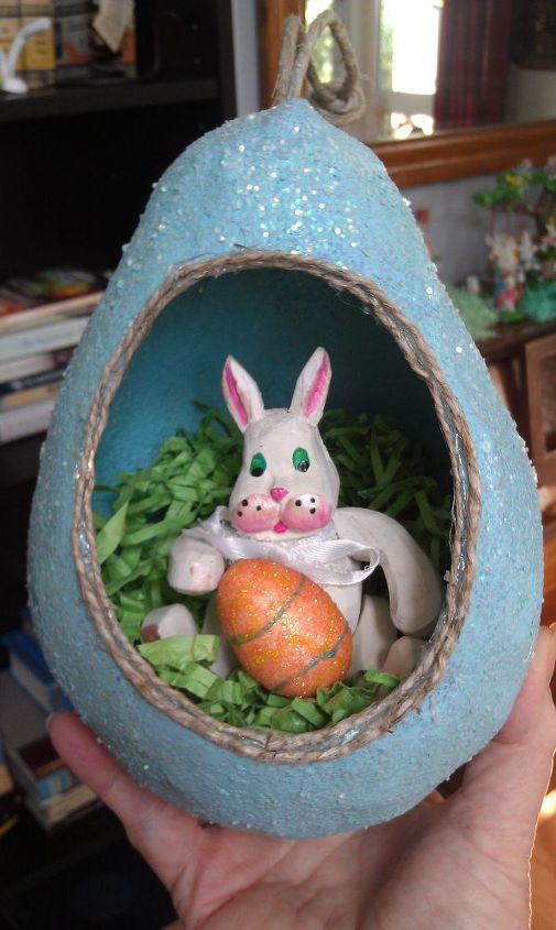 paper mache easter eggs, crafts, easter decorations, how to, repurposing upcycling, seasonal holiday decor