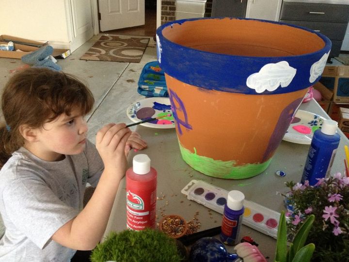 diy container fairy garden, container gardening, gardening, Such a great project to work on with your kids