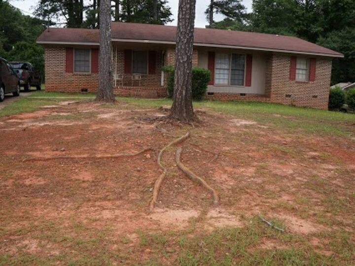 does anyone have any idea what we can do with is front yard nightmare, gardening, landscape