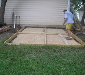 building a backyard shed shop, Laying the groundwork