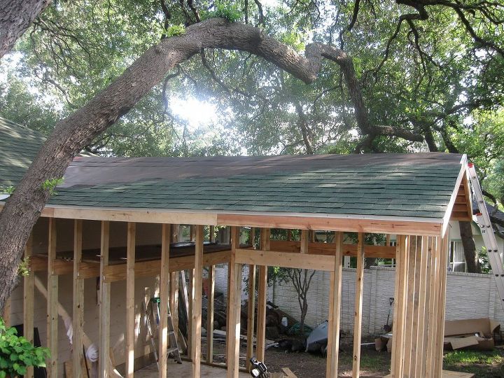 construindo um galpo loja no quintal, mais telhados