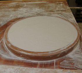 how to make a ceiling rose, When the plaster cast is finished it is then left until it has set and all the heat given off has died away